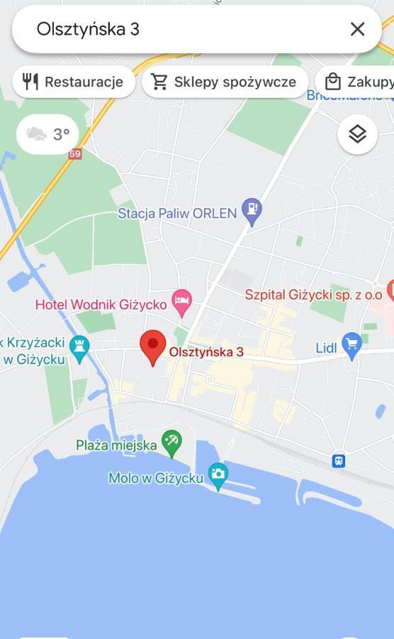 Xo Centrum Lejlighed Giżycko Eksteriør billede